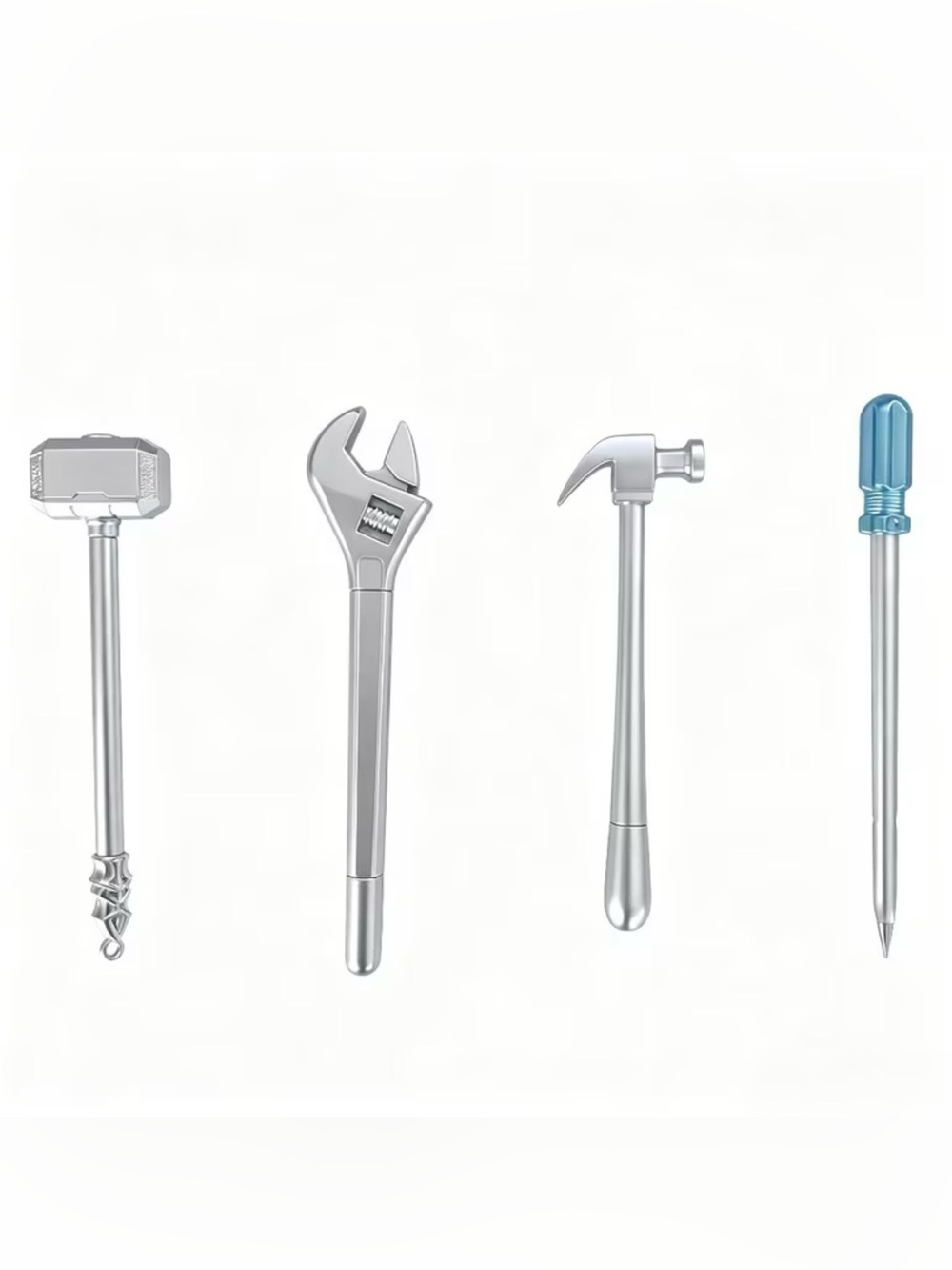 Silver Tool Ink Pen Set